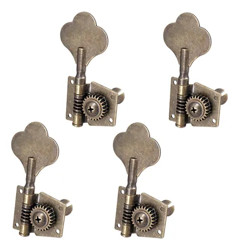 Clavijas De Afinación De Bajo Eléctrico Clavijas 4r Bronce