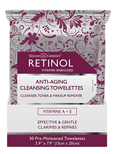 Retinol Toallas De Limpieza Antienvejecimiento  Limpiado.