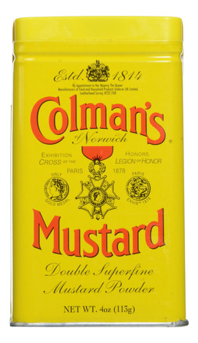 Colman's Mostaza Seca 4 Oz