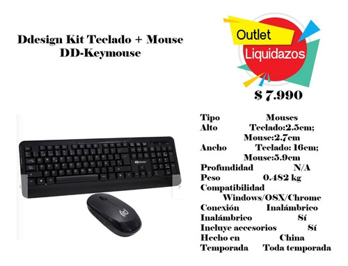 Kit Teclado + Mouse Ddesign