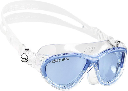 Goggle Natacion Niños Mod Mini Cobra Cressi Blue/blue Lens Color Azul