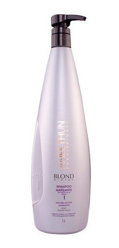 Aneethun Matizante Shampoo Blond System 1 Litro Cabelos Loir