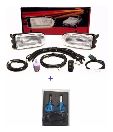 Kit Faros Auxiliares Renault 19 Laguna I + Kit Cree Led