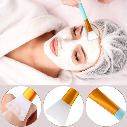 Imagen 3 de 10 de Pinceles De Silicona Para Aplicar Mascarillas, 5 Unidades