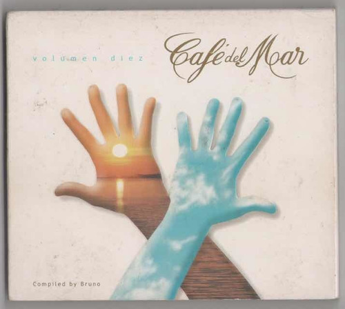 Café Del Mar. Volumen Diez. Cd Original Usado. Qqf. Ag.