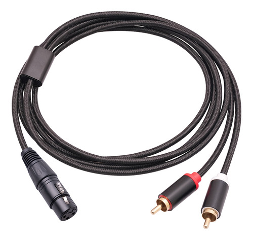 Cable Divisor T83 Pines Xlr Hembra A Doble Rca Macho Y, Mezc