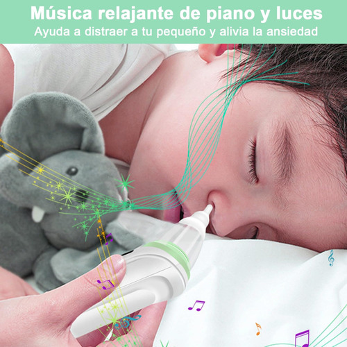 Aspirador Nasal Electrico,nasal Con 3 Cabezales De Silicona