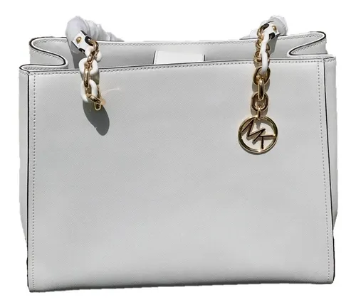 Bolsa blanca michael kors sale