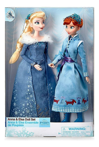 Muñecas Disney Store De Olafs Frozen Adventure Anna Y Elsa