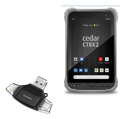 Lector Tarjeta Sd Allreader Microsd Usb Compacto Para Cedro