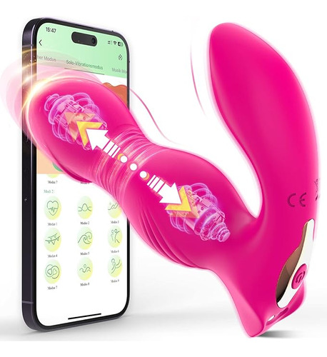 App Vibrador Para Mujer, Estimulación Vaginal Anal Del Clíto
