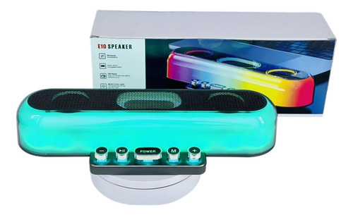 Altavoz Bluetooth Mecánico Colorido Con Graves Potentes