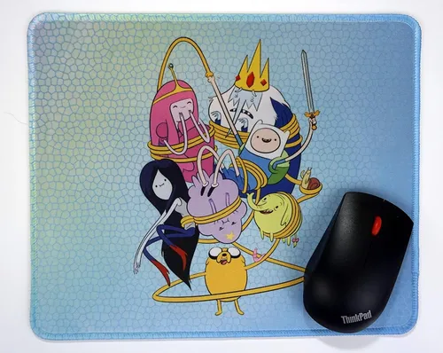 Alfombrilla De Mouse De Adventure Time Anime 12x10 Pulgad...