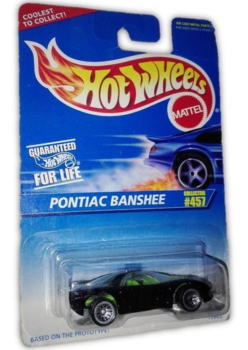 Pontiac Banshee Hotwheels Mattel 1995 Esc 1/64 #457