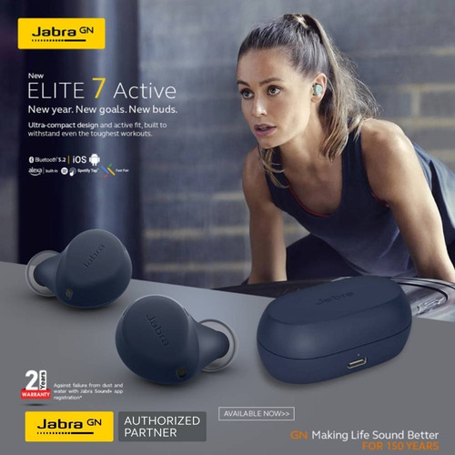 Imagen 3 de 10 de Auriculares Jabra Elite 7 Active Running Bluetooth Original