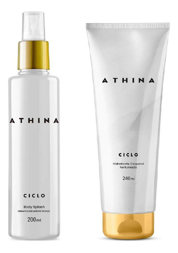 Kit Athina Body 200ml E Loção Hidratante 240ml Ciclo