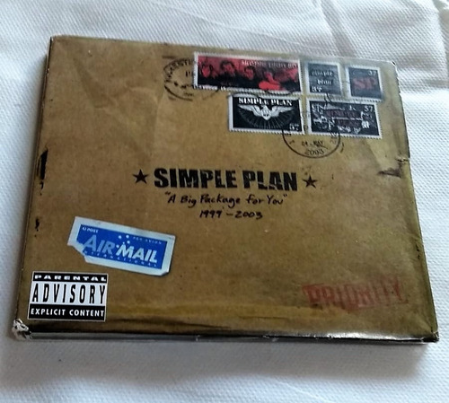 1 Dvd (a Big Package For You) + Un Cd Simple Plan