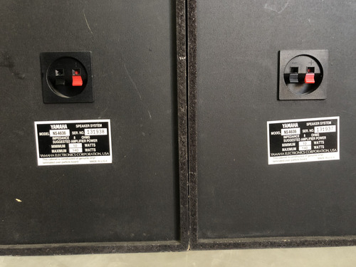 Bocinas Yamaha Como Denon, Onkyo, Technics Negro (Usado)