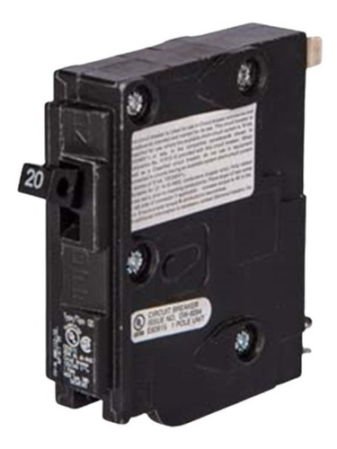 Interruptor Termomagnetico Siemens Tipo Qd 1p 20a Mx D120ee