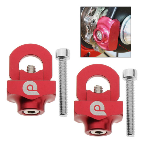 2x Tensor De Cadena De Aleación Compacta Para Bicicleta Bmx