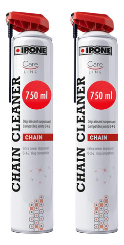 Limpia Cadena Ipone Chain Cleaner 750ml X2 Uni