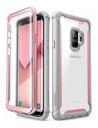 Funda I-blason Para Galaxy S9 Ares Transparente (rosa)