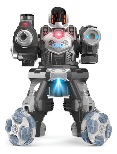Juguete Robot Dirigible Rc Control Con Pistolas De Hidrogel