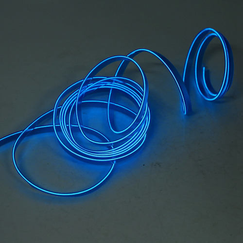 Panel Interior Led Frío Azul Con Panel Neon Strip Dc, 12 V,