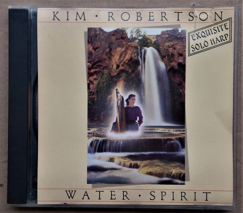 Cd Kim Robertson - Water Spirit - Exquisite Solo Harp -leia 