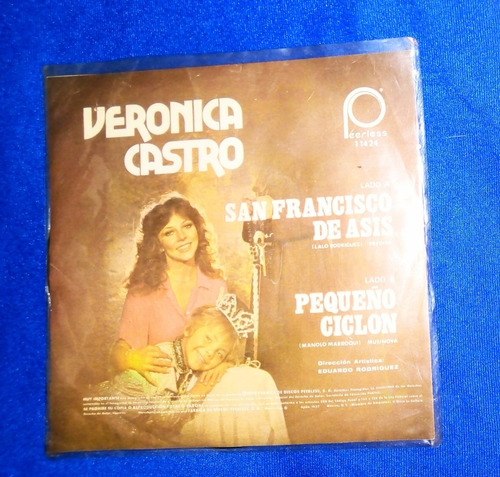 Disco De Vinilo 45 Rpm Verónica Castro Mi Pequeño Ciclón (Usado)