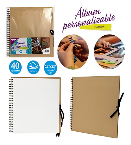 Album Personalizable (scrapbook) 30.5 X 30.5cm Pointer