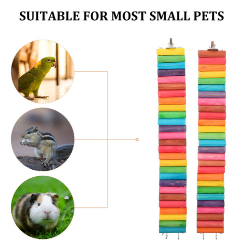 Escalera Hamster Toys Para Escalar Hámsteres, Cola Larga, 2