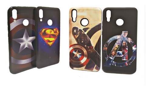 Protector Tpu Funda Rígido Huawei Y9 2019 + Vidrio Templado