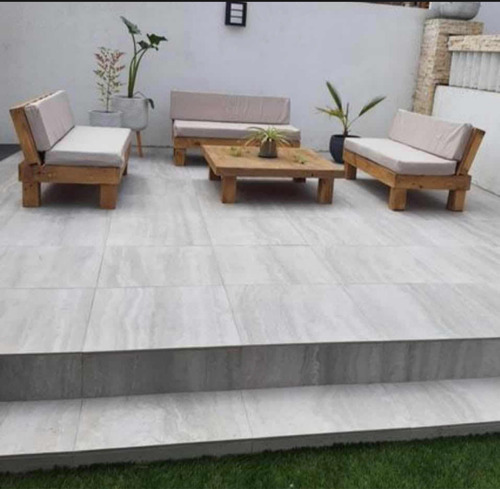 Juego Jardín Exterior Madera Eucalipto Sillón Barbacoa