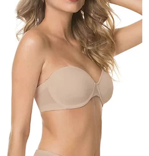 Soutien Sosten Sutien Del Rio Strapless Con Toque De Tul