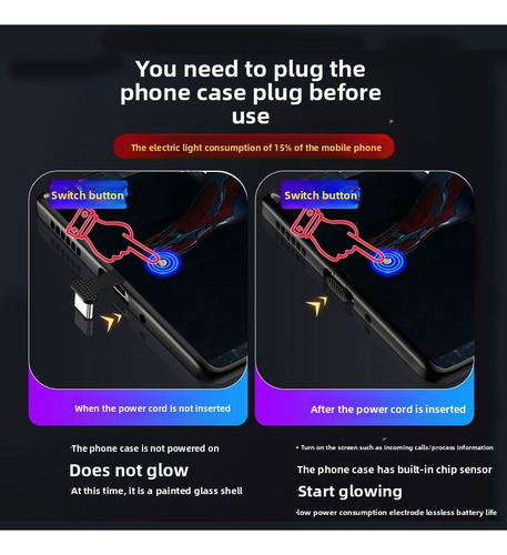Funda Para Xiaomi Redmi Note 14 13 12s 12 11 11s Pro Plus Poco F7 Ultra X7 F6 X6 F5 X5 X5 Cartoon Luminosa Luz Led Brillante