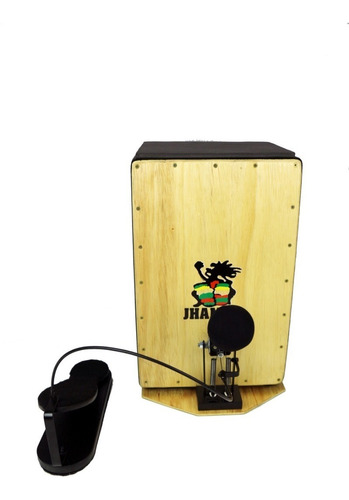 Pedal Para Cajon  + Cajon Reto Jhamma Frete Grátis