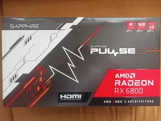 Tarjeta De Video Amd Radeon Rx 6800 Sapphire Pulse 16 Gb, 4k