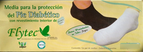 Medias Para Protección Pie Diabético Flytec. Interior En Gel