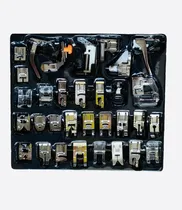 Comprar Kit Sapatas Pés Maq Calcadores 32pçs Singer Elgim Janome Etc