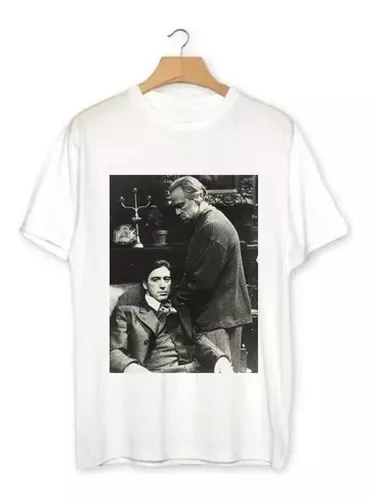 Camiseta Camisa Unissex Poderoso Chefão Al Pacino Marlon Bra