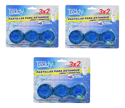 Pastillas Estanque Teddy (9 Unidades) 