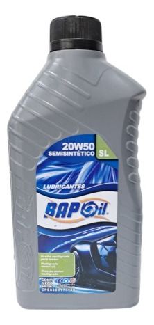 Aceite 20w50 Semi Sintetico -  Bapoil