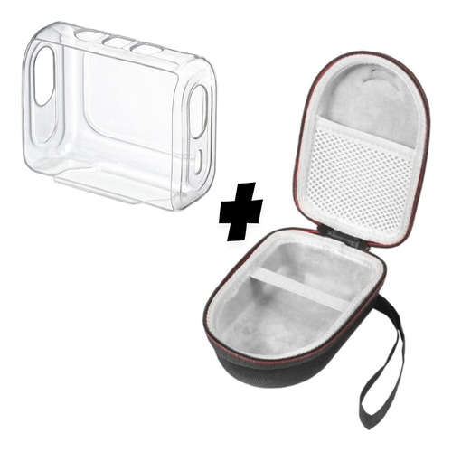 Case P/ Jbl Go 3 C/ Alça Resistente + Capa Tpu Proteção Go3