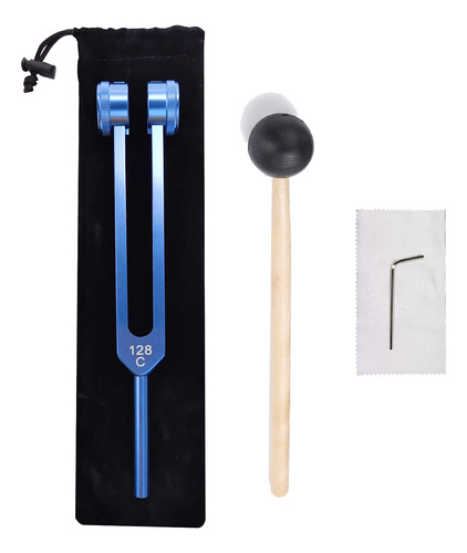 Diapasón De Aleación De Aluminio De 128 Hz Con Martillos Par