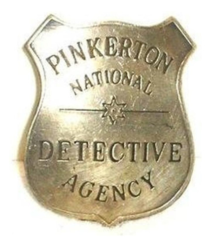 Pinkerton Detective Agency Obsoleto Old West Police Badge