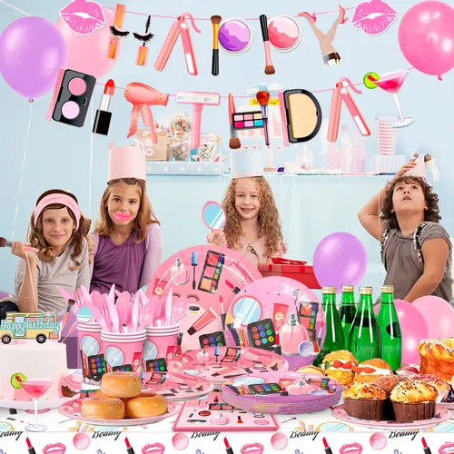 Suministros De Maquillaje Para Fiesta De Cumpleaños, 165 P.