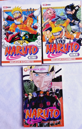 Manga Naruto (vol. 1, 2, 41)