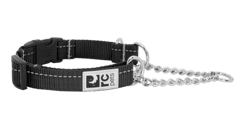 Collar De Entrenamiento Perro Con Clip Rc Pets Negro