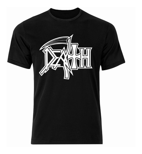 Polera Death Metal Logo - Estampado Serigrafía